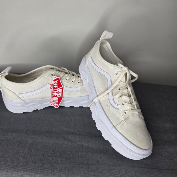 Men's - NWT Vans - Sentry Old Skool WC Heavy Canvas Sneakers Marshmallow Size 10 - Picture 4 of 10